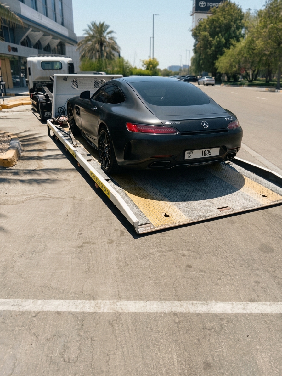 Dubai Roadside Emergency Assistance Flatbed
